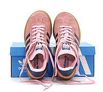 Жіночі кросівки на рожеві платформі Adidas Gazelle Bold. Замшеві кеди жіночі весна літо Адідас Газель, фото 9