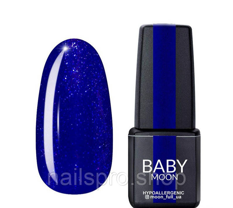Гель лак BABY Moon Cold Ocean №024 ультрамариновий, 6 мл, фото 1