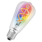 SMART WiFi RGBW Лампа LED 4.5W 220V 300lm 2700K E27 DIM 143x64mm груша [4058075609914] OSRAM Filament Edison