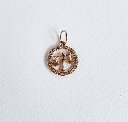 Кулон Ваги З Золота