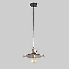 Чорний підвісний світильник (52-836F-1 BK+WH), фото 2