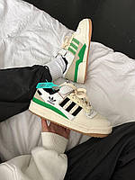 Женские Кроссовки Adidas Forum 84 Green Beige 36-37-38-39-40-41