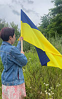 Прапор України синьо-жовтий, габардин 150х90