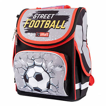 Рюкзак шкільний ортопедичний, каркасний, «1 Вересня Smart» PG-11 "Football" 559017