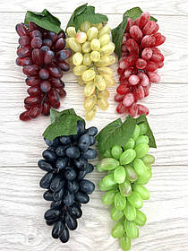Грона штучного винограду Декоративний виноград - Дамський пальчик ( 23 см )