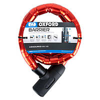 Oxford Barrier Armoured Cable 1.4mx25mm Red Трос протиугінний с замком