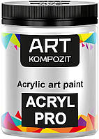 Краска художественная Acryl PRO ART Kompozit, 0,43 л. ТУБА (Цвет: 018 белила титановые)