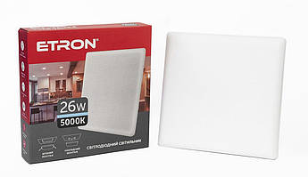 Світлодіодний світильник ETRON Multipurpose 1-EMP-761 26W 175-265V 5000К ІР20 квадрат