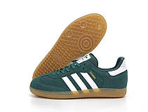 Чоловічі кросівки Adidas Samba Collegiate Green Gum Grey Toe ID2054, фото 5