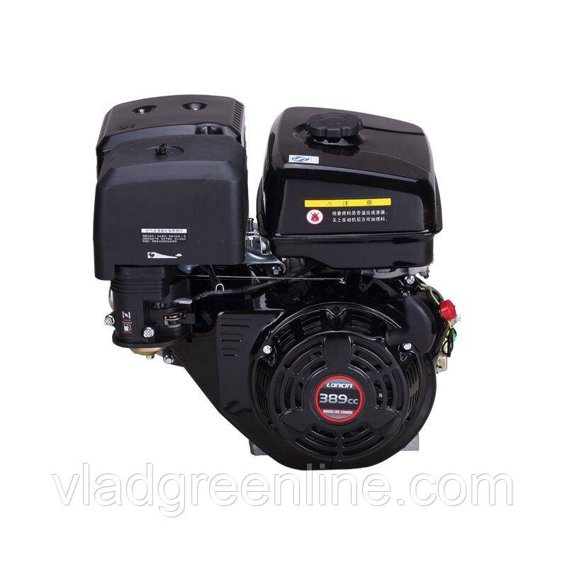 Двигун бензиновий Loncin G390F (13 к.с., шпонка 25 мм, євро 5)