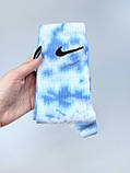 Набір у коробці 6 пар високі чоловічі шкарпетки Nike/найк — Tie-Dye кольорові Подарунковий тай дай, фото 2