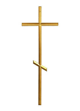 20 шт Хрест ритуальний, пластиковий на труну/домовину/саркофаг православний Класика №6 Код/Артикул 20-2.6