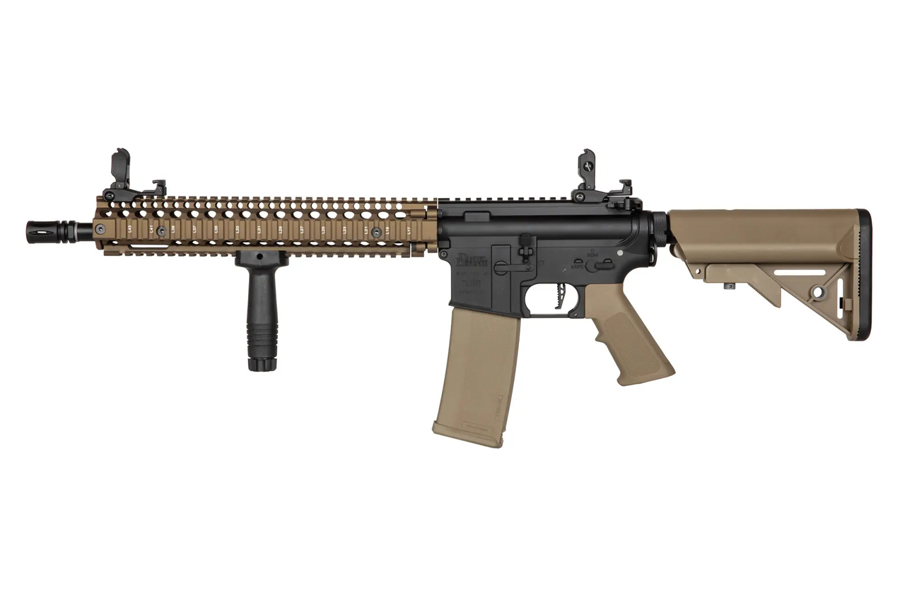 Штурмова гвинтівка Daniel Defense MK18 M4A1 SA-E26 EDGE 2.0 — Chaos Bronze [Specna Arms]