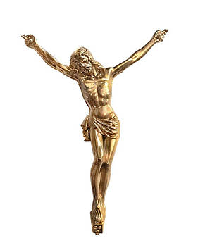 20 шт Розп'яття на хресті ритуальні, пластик 16,5х11,5 см "Мале" №3 Код/Артикул 20-3.3