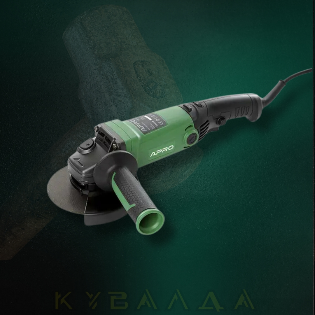 APRO Машина шліфувальна кутова Ø125 1250 РО (болгарка)