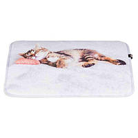 Trixie TX-37126 Nani Lying Mat - Матрас с рисунком кошки для маленьких котов и кошек, 40х30 см