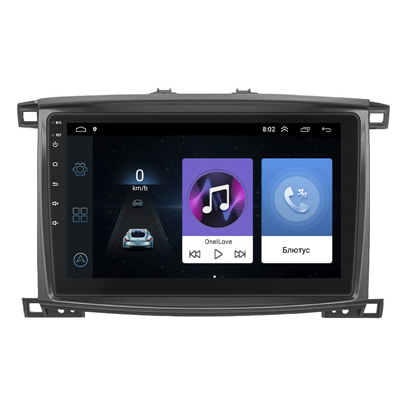 Штатна магнітола Lesko для Lexus LX II Рестайлінг 2002-2007 екран 10" 1/16Gb Wi-Fi GPS Base Лексус 5 шт., фото 1
