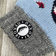 Шкарпетки жіночі махрові пухові вовна Класик, арт 015, розмір 23-25, блакитні, 137, фото 4