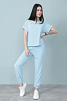 Прогулянковий жіночий літній костюм на літо розміри від 42 до 52