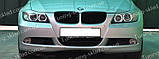 Вії БМВ Е90 (накладки на передні фари BMW E90), фото 5