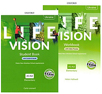 Комплект Life Vision Elementary (Edition for Ukraine) Student's Book + Workbook / Учебник + тетрадь