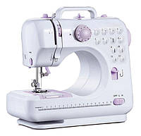 Швейная машинка портативная Household Sewing Machine FHSM-505 с оверлоком от батареек (FHSM505)