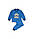 Піжама дитяча махрова з вишивкою 01208 Мікс вельсофт, фото 4