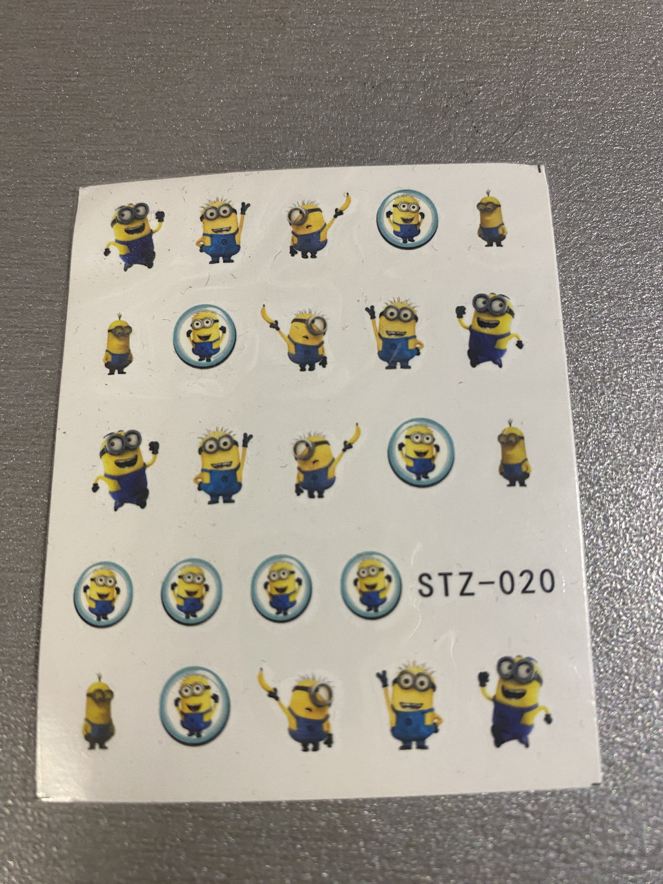 Слайдер-дизайн для нігтів (водні наклейки на нігті) STZ-0420