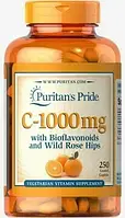 Витамин С Puritan's Pride Vitamin C-1000 mg with Bioflavonoids and Rose Hips (250 таблеток)