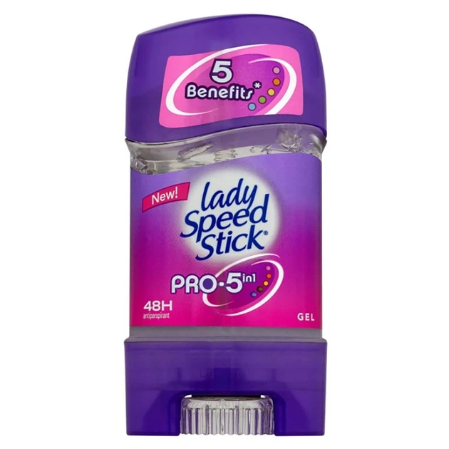 Антиперспірант-дезодорант жіночий Lady Speed Stick Benefit Pro 5 in 1 гелевий 65 мл, фото 1
