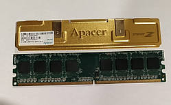Оперативна пам'ять Apacer 512 Mb DDR2 800 PC2-6400 у радіаторі