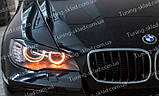 Вії на фари BMW X6 E71 (накладки на передні фари БМВ Х6 Е71), фото 5