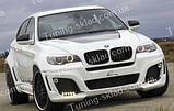 Вії на фари BMW X6 E71 (накладки на передні фари БМВ Х6 Е71), фото 9