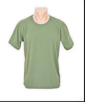 Футболка чоловіча трикотажна 03116 Хакі котон