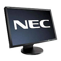 Монитор 22" 1680*1050 TN NEC EA221WMe VGA DVI MM USB*4 Pivot чёрный бу с кабелями