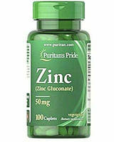 Цинк Puritan's Pride Zinc Gluconate 50 мг (100 табл)