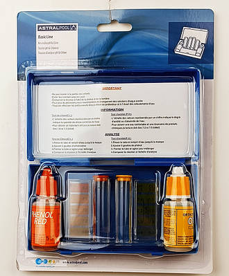 Тестер крапельний Astral на хлор (Cl) та pH