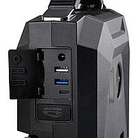 Пускозарядний пристрій з цифровим автомобільним компресором FLYLINKTECH CF700 (2500A, 24000mAh), фото 5