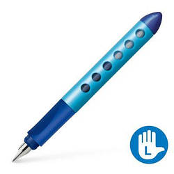 Ручка перова шкільна для шульг Faber-Castell Scribolino School, корпус блакитний, 149849
