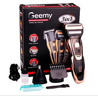 Бритва, триммер, машинка для стрижки волос головы, усов носа  и бороды Gemei GM-595 тример электробритва MTS