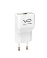 Блок питания СЗУ "Veron" быстрая зарядка с 1 USB входом,белый,зарядное устройство,зарядка для телефона,SK