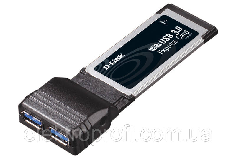Адаптер D-Link (DUB-1320/A1A) 2-PORT USB 3.0 EXPRESS CARD