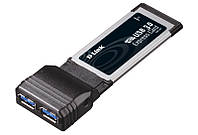 Адаптер D-Link (DUB-1320/A1A) 2-PORT USB 3.0 EXPRESS CARD