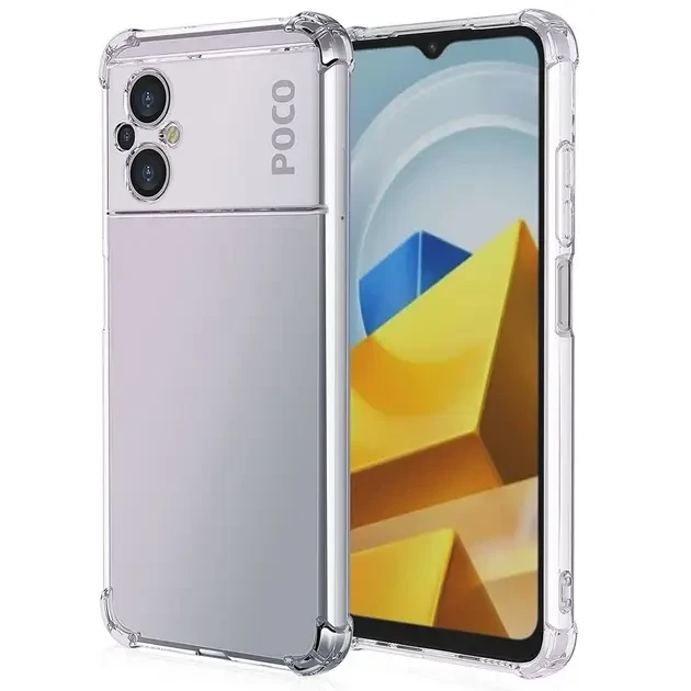 Силіконовий чохол Shockproof для Xiaomi Poco M5 (закрита камера)
