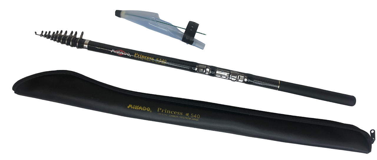 Вудилище вкорочене з кільцями Mikado Princess 5.4м, фото 1