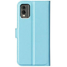 Чехол книжка Lichee для Nokia C32 голубой, фото 4