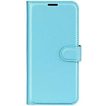 Чехол книжка Lichee для Nokia C32 голубой, фото 3