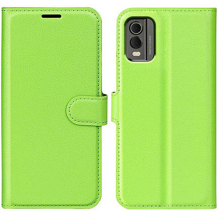 Чохол книжка Lichee для Nokia C32 зелений, фото 1