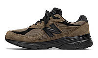 Мужские кроссовки Нью Беленс - New Balance 990 x jjjjound Black\Haki