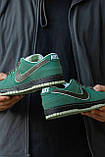 Чоловічі кросівки Nike SB Dunk Low "Green Lobster", зелені шкіряні кросівки найк сб данк лобстер, фото 4